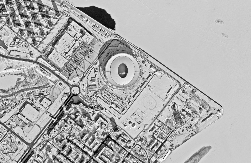Illustration for article titled Todos los estadios del Mundial de Rusia vistos desde el espacio